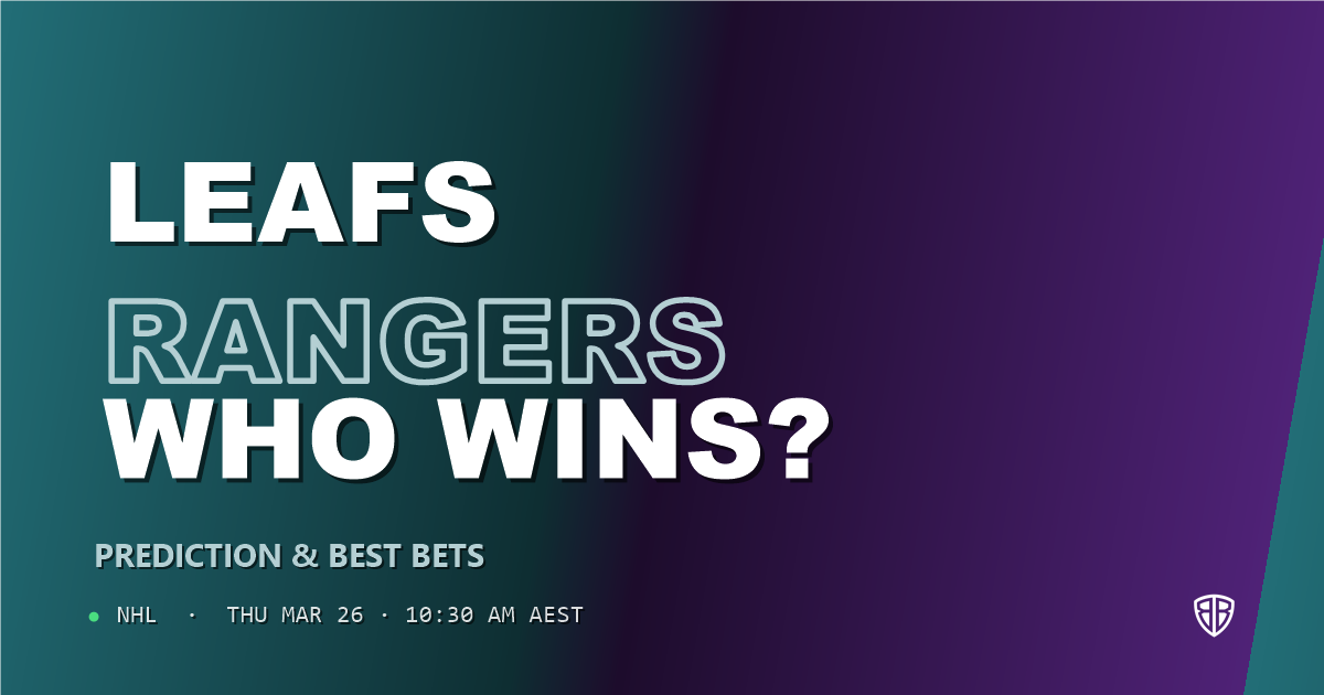 Toronto Maple Leafs vs New York Rangers Prediction & Picks (Joseph Woll Key Factor): Odds Analysis & Top Props