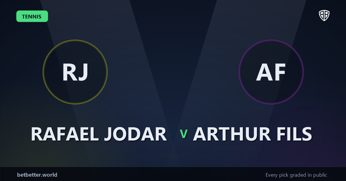 Rafael Jodar vs Arthur Fils Prediction & Picks: Our Expert Analysis