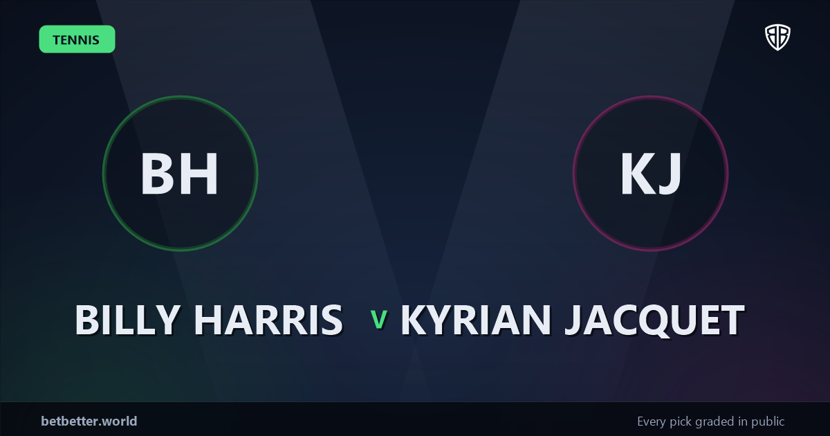 Billy Harris vs Kyrian Jacquet Prediction & Picks: Don't Miss These Odds