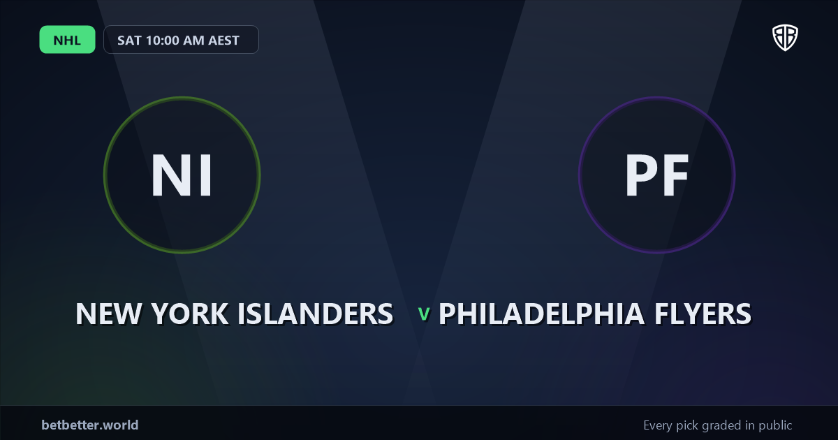 New York Islanders vs Philadelphia Flyers Prediction & Same Game Parlay picks (Top SGP): Our Expert Analysis