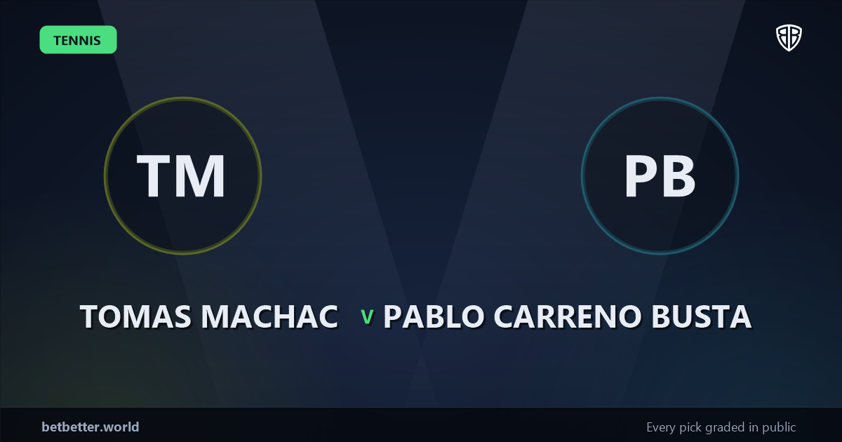 Tomas Machac vs Pablo Carreno Busta Prediction & Picks: Our Expert Analysis