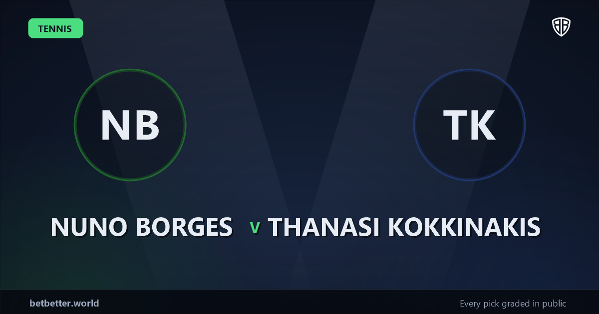 Nuno Borges vs Thanasi Kokkinakis Prediction & Picks: Our Expert Analysis