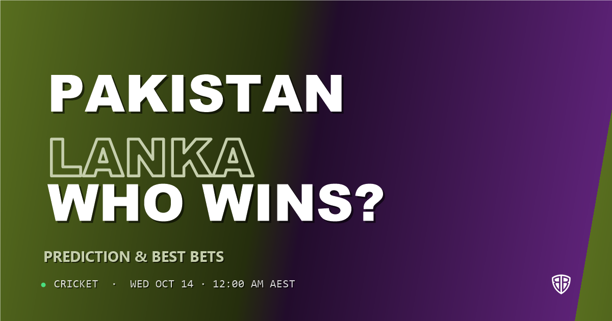 Pakistan vs Sri Lanka Prediction & Picks, October 13, 2026