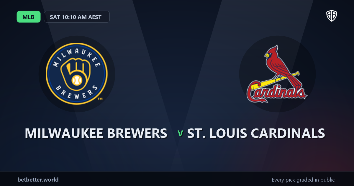 Milwaukee Brewers vs St. Louis Cardinals Prediction & Picks: Expert MLB Betting Guide
