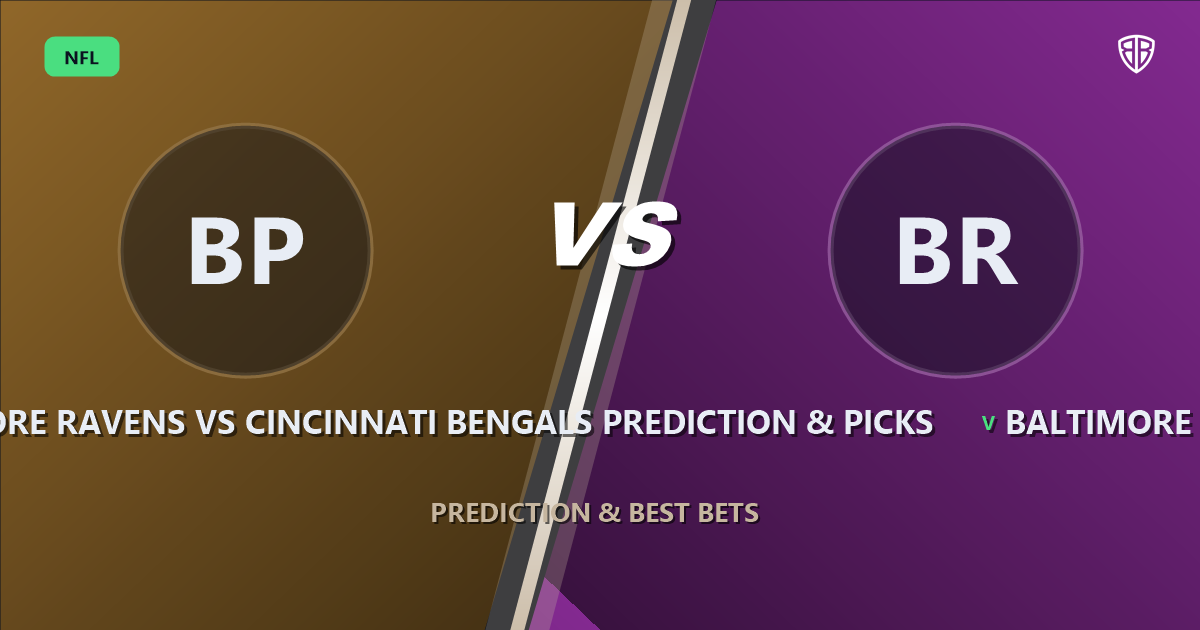 Baltimore Ravens vs Cincinnati Bengals Prediction & Picks: Smart Props & Lines