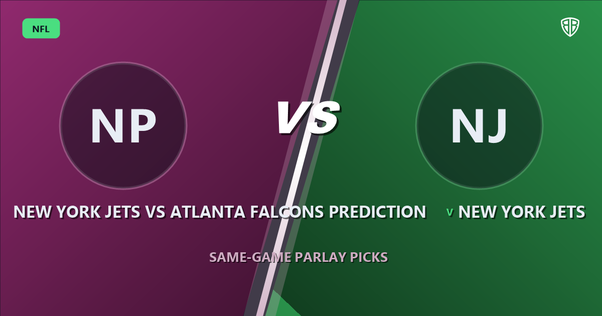 New York Jets vs Atlanta Falcons Prediction & Same Game Parlay Picks: Data-Driven Targets
