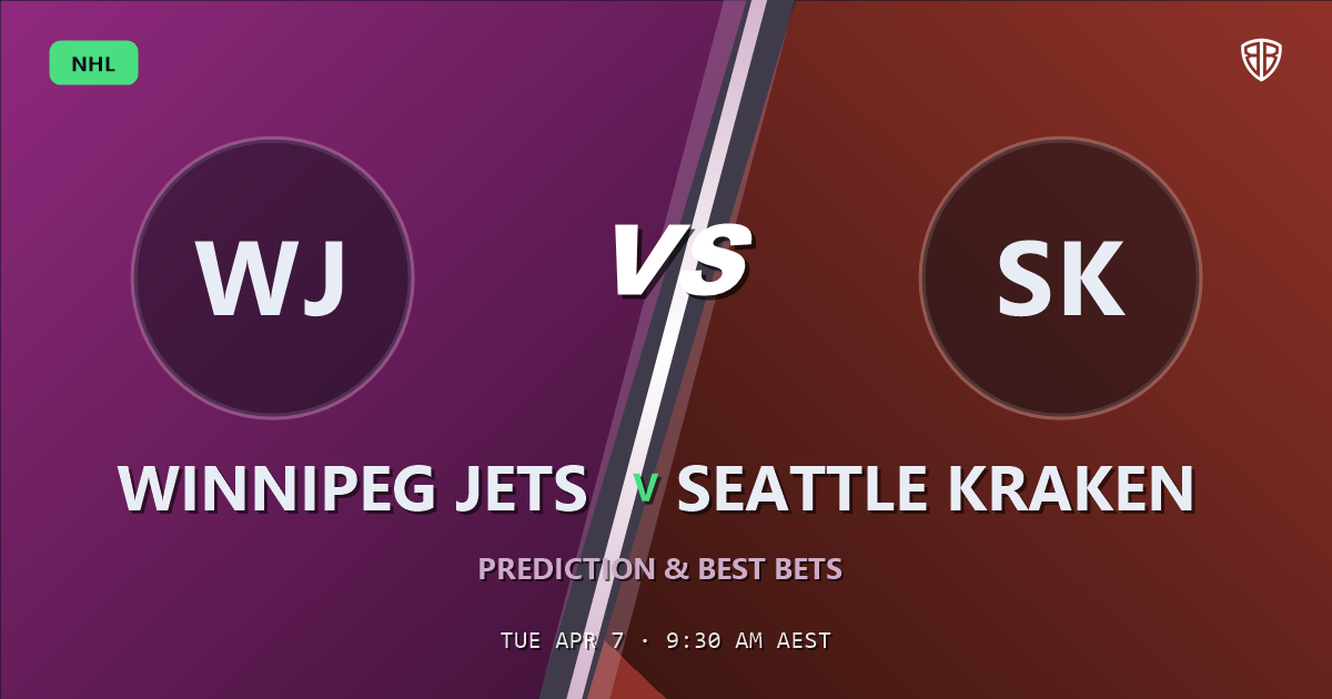 Winnipeg Jets vs Seattle Kraken Prediction & Picks: Expert Betting Guide