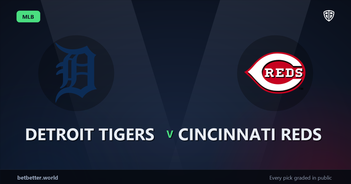 Detroit Tigers vs Cincinnati Reds Prediction & Same Game Parlay picks Top SGP: Don't Miss These MLB Odds