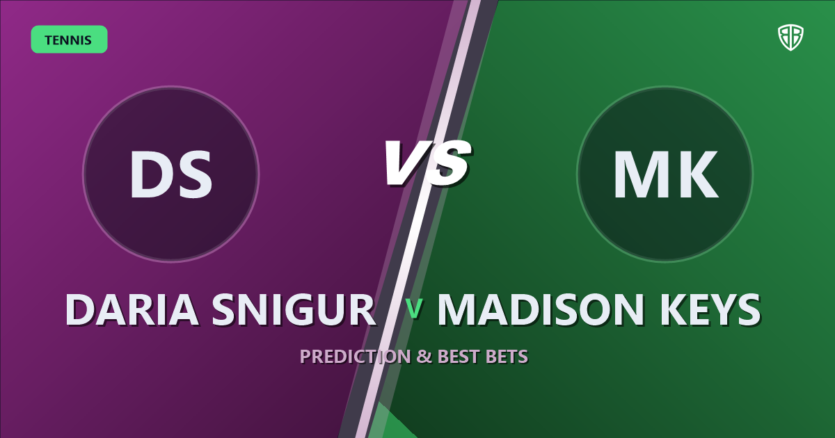 Daria Snigur vs Madison Keys Prediction & Picks: Smart Betting Angles