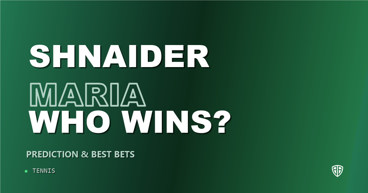 Diana Shnaider vs Tatjana Maria Prediction & Picks: Analytics Breakdown