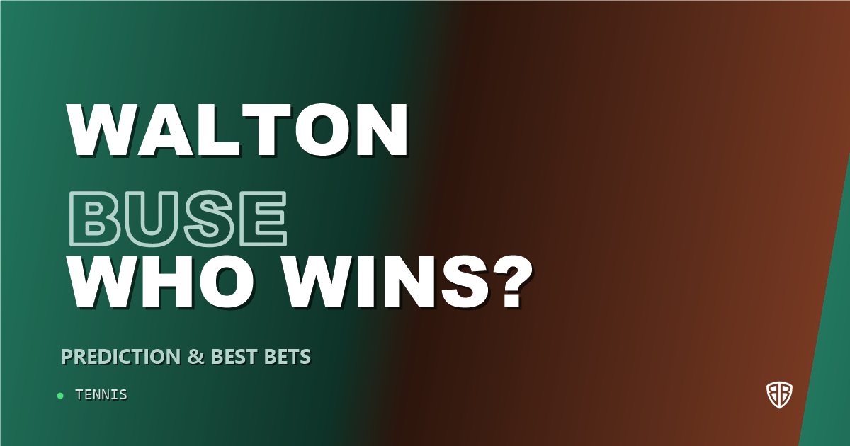 Adam Walton vs Ignacio Buse Prediction & Picks: Winning Game Angles