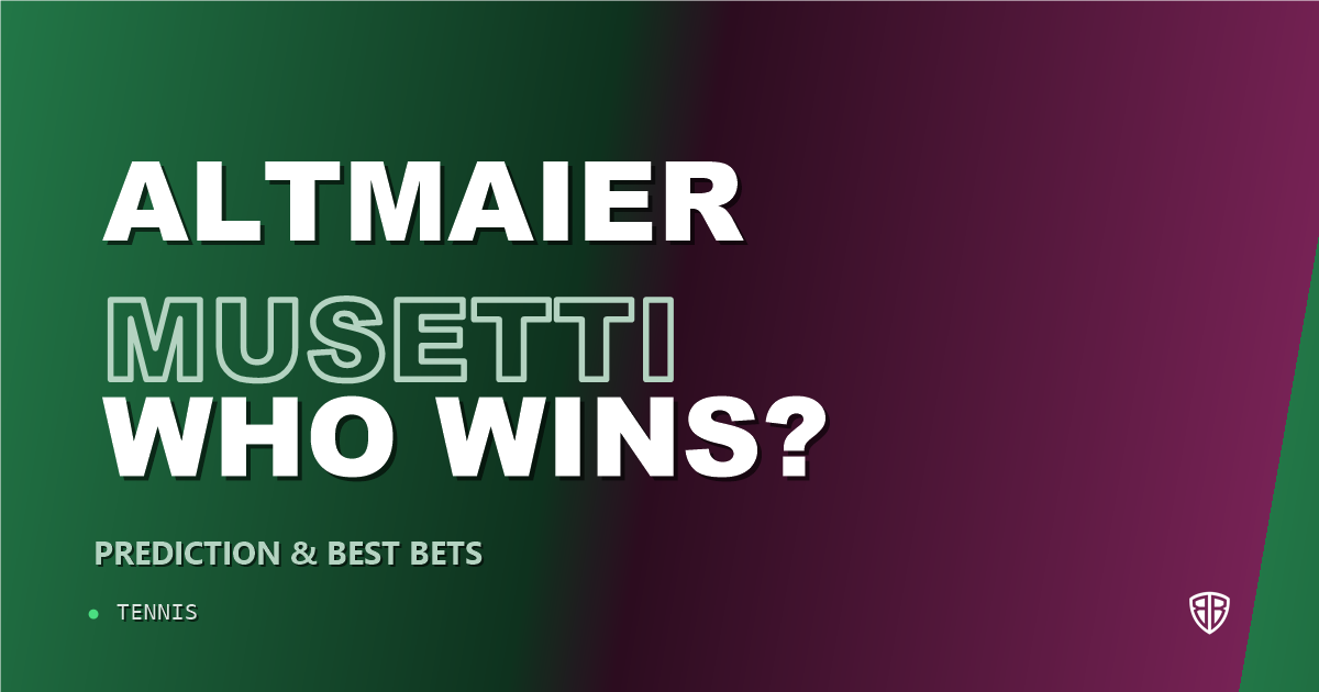 Daniel Altmaier vs Lorenzo Musetti Prediction & Picks: Don't Miss These Odds