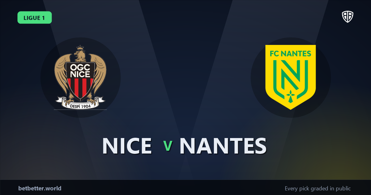 Nice vs Nantes Prediction & Same Game Parlay picks Top SGP: Our Expert Ligue 1 Analysis