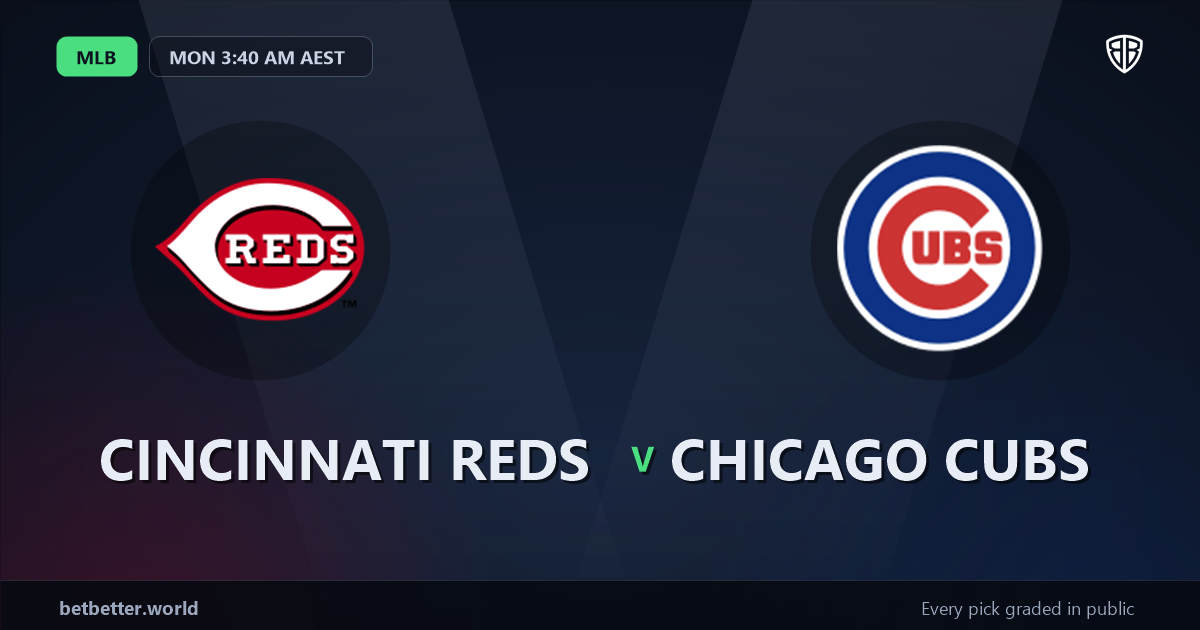 Cincinnati Reds vs Chicago Cubs Prediction & Picks: Winning Game Angles