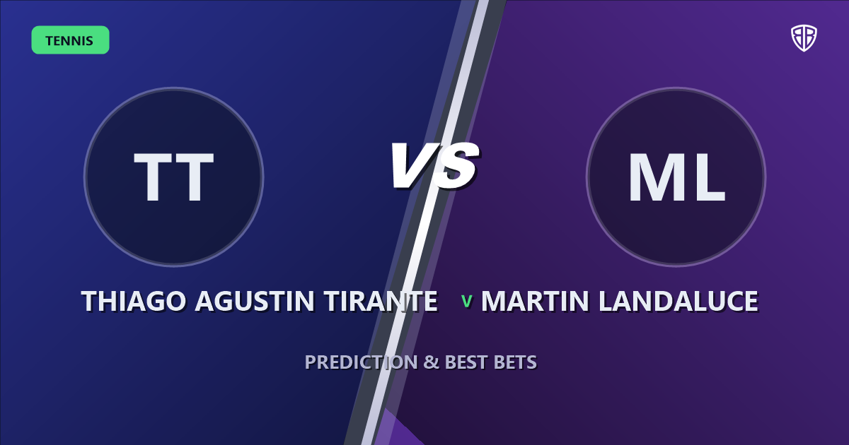 Thiago Agustin Tirante vs Martin Landaluce Prediction & Picks: Winning Game Angles
