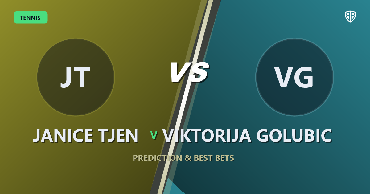 Janice Tjen vs Viktorija Golubic Prediction & Picks: Full Match Breakdown & Bets