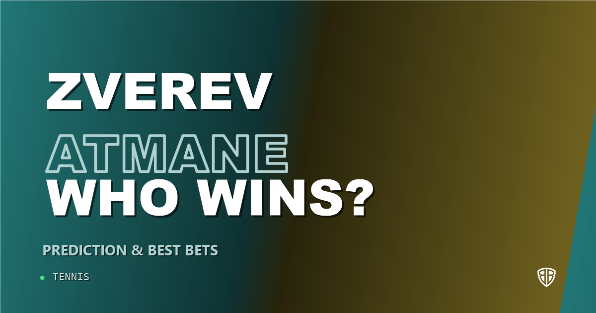 Alexander Zverev vs Terence Atmane Prediction & Picks: Analytics Breakdown