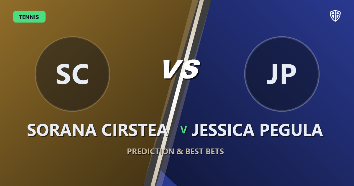 Sorana Cirstea vs Jessica Pegula Prediction & Picks: Odds Analysis & Top Props