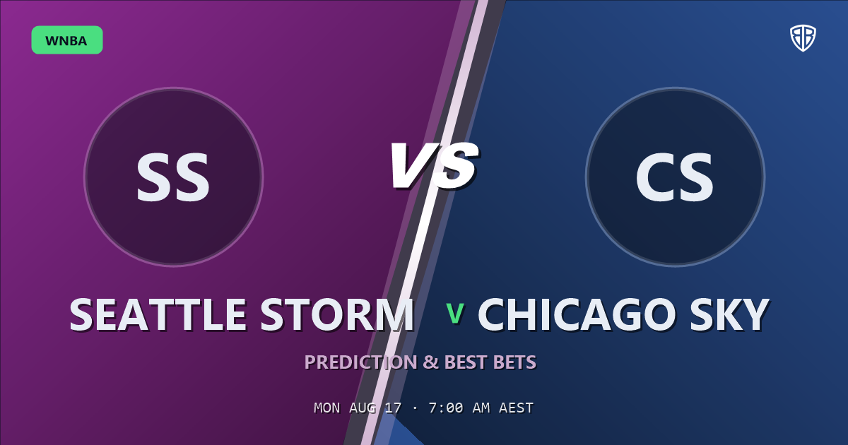 Seattle Storm vs Chicago Sky Prediction & Picks (Awa Fam Key Factor): Winning Game Angles