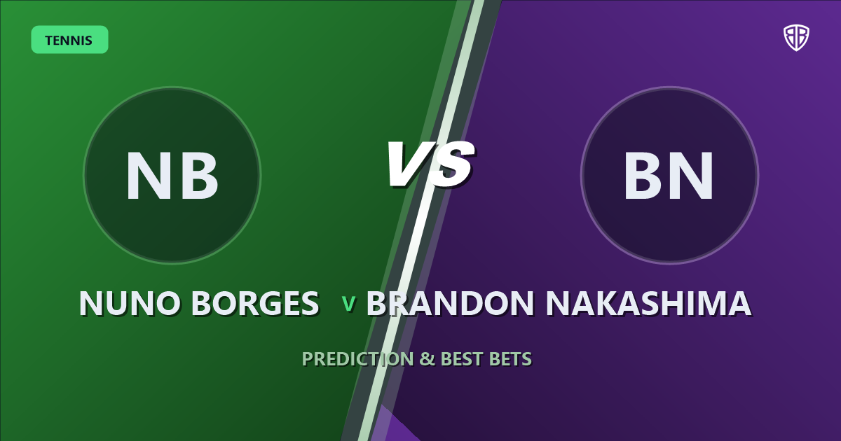 Nuno Borges vs Brandon Nakashima Prediction & Picks: Full Match Breakdown & Bets