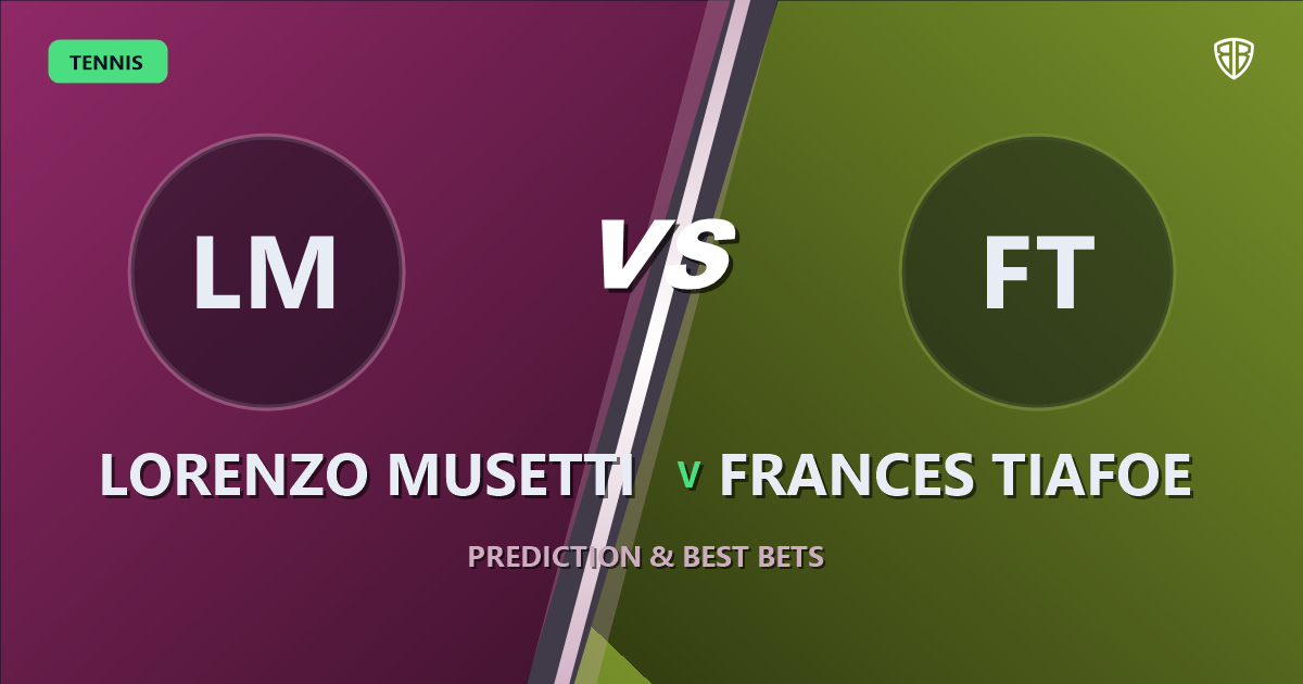 Lorenzo Musetti vs Frances Tiafoe Prediction & Picks: Smart Betting Angles