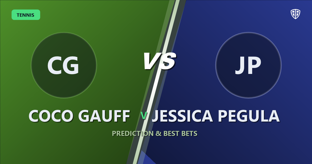 Coco Gauff vs Jessica Pegula Prediction & Picks: Odds Analysis & Top Props