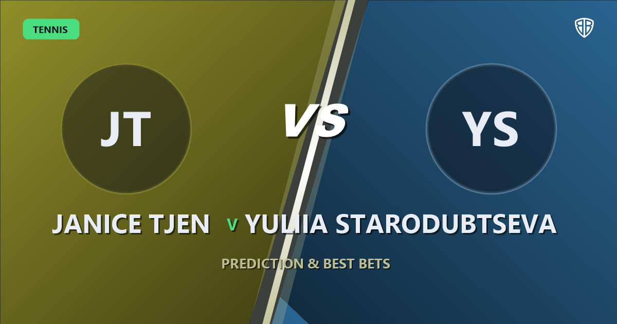 Janice Tjen vs Yuliia Starodubtseva Prediction & Picks: High-Value Opportunity
