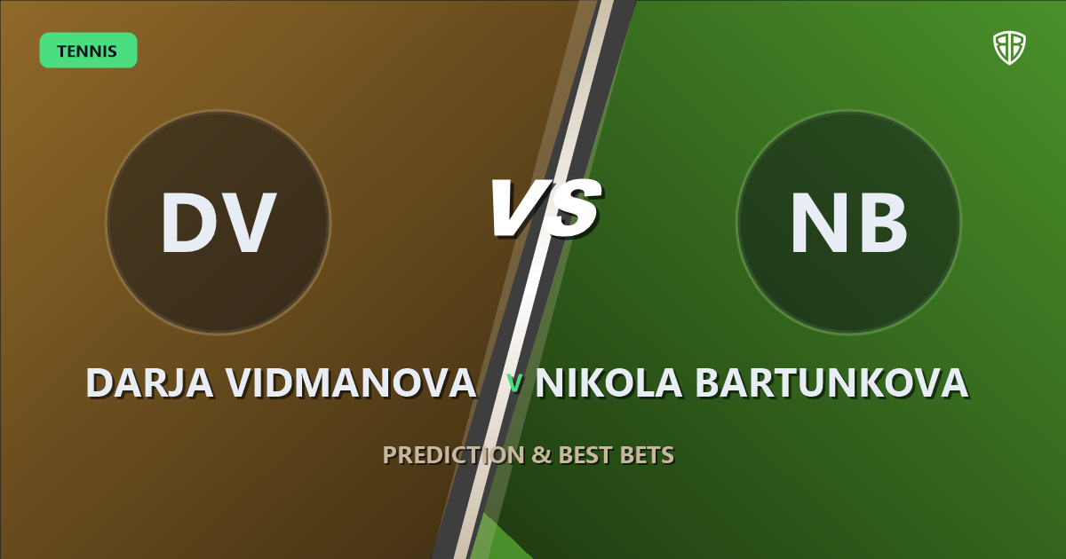 Darja Vidmanova vs Nikola Bartunkova Prediction & Picks: Our Expert Analysis