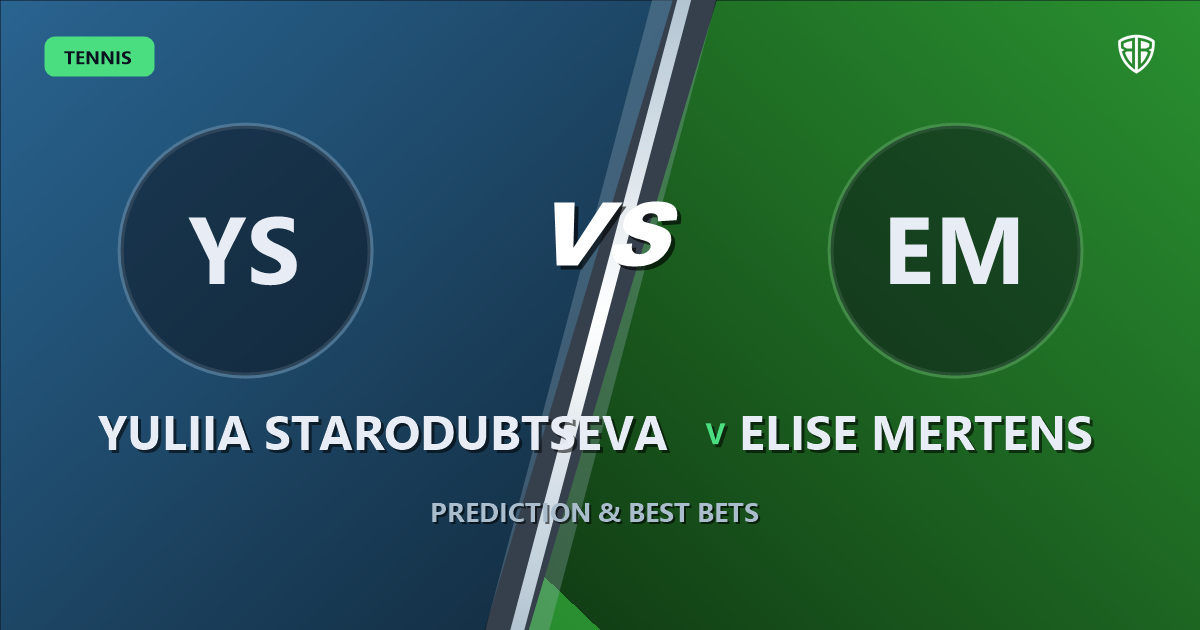 Yuliia Starodubtseva vs Elise Mertens Prediction & Picks: Our Expert Analysis