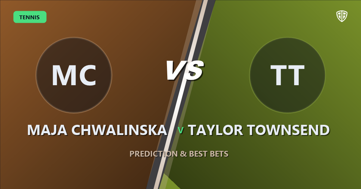 Maja Chwalinska vs Taylor Townsend Prediction & Picks: Odds Analysis & Top Props