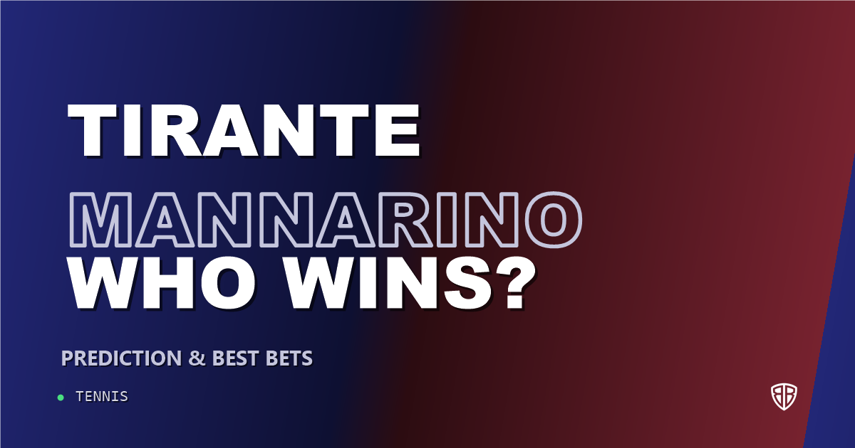 Thiago Agustin Tirante vs Adrian Mannarino Prediction & Picks: Don't Miss These Odds