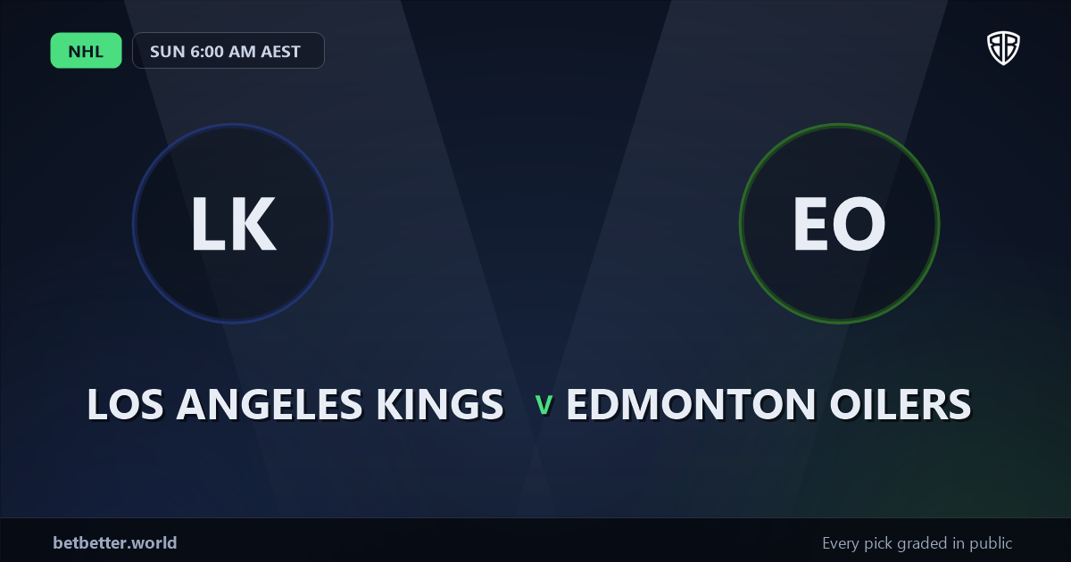 Los Angeles Kings vs Edmonton Oilers Prediction & Same Game Parlay picks (Top SGP): High-Value Opportunity