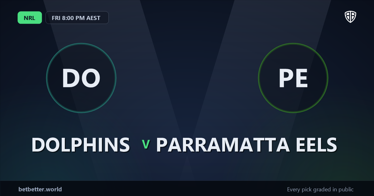 Dolphins vs Parramatta Eels Prediction & Picks: Stat-Based Insights