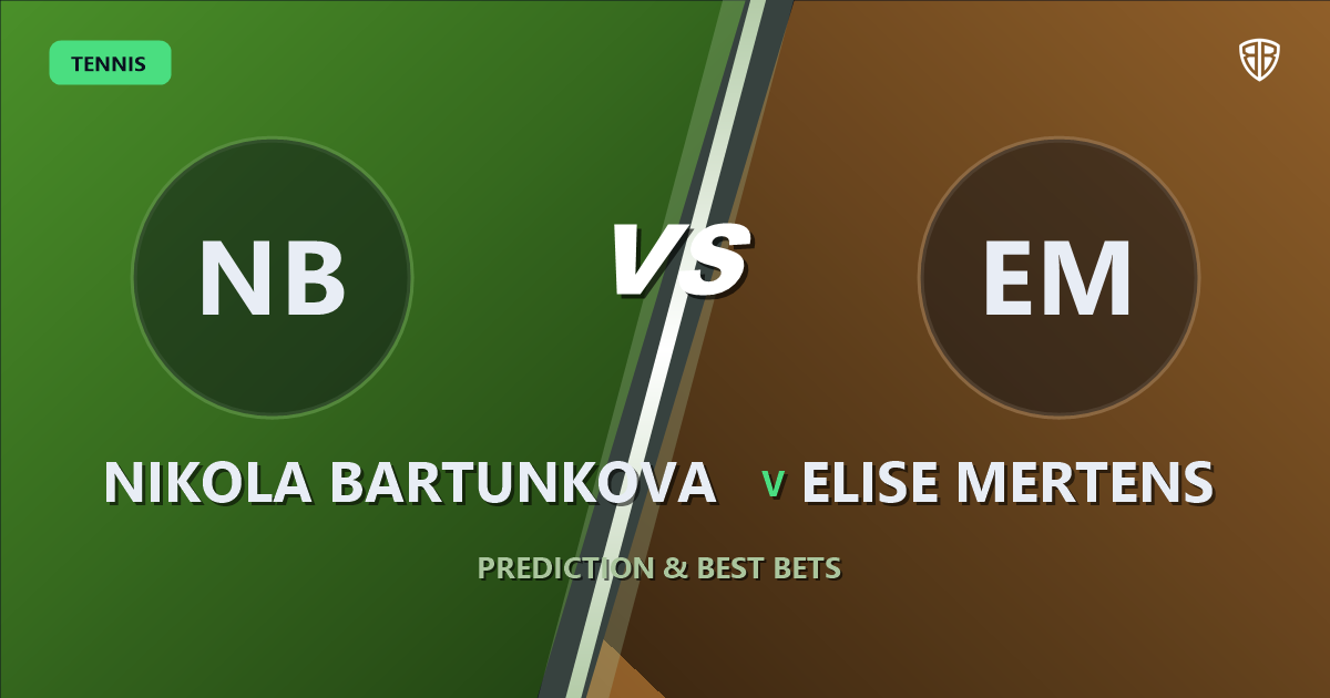 Nikola Bartunkova vs Elise Mertens Prediction & Picks: Odds Analysis & Top Props