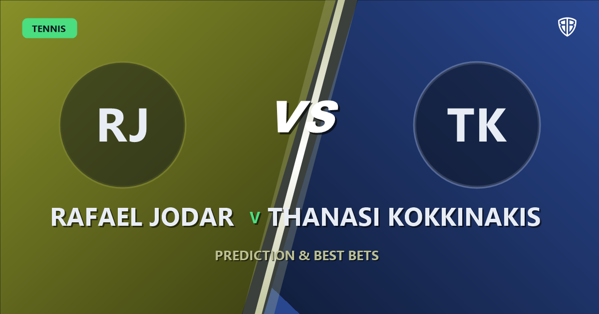 Rafael Jodar vs Thanasi Kokkinakis Prediction & Picks: Smart Betting Angles