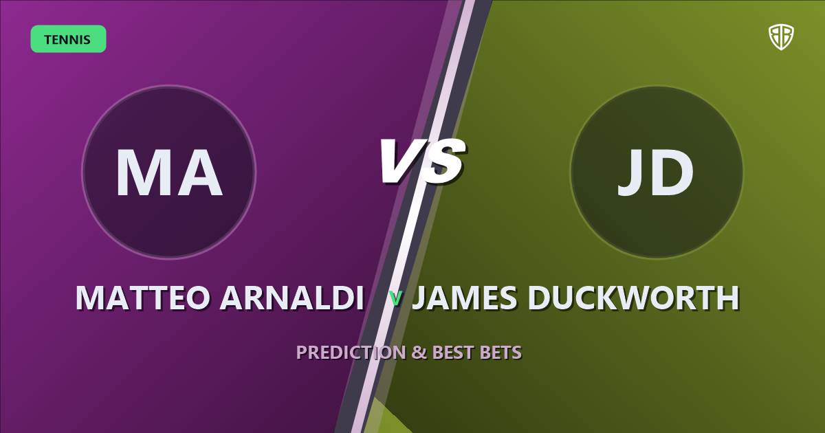 Matteo Arnaldi vs James Duckworth Prediction & Picks: Our Expert Analysis