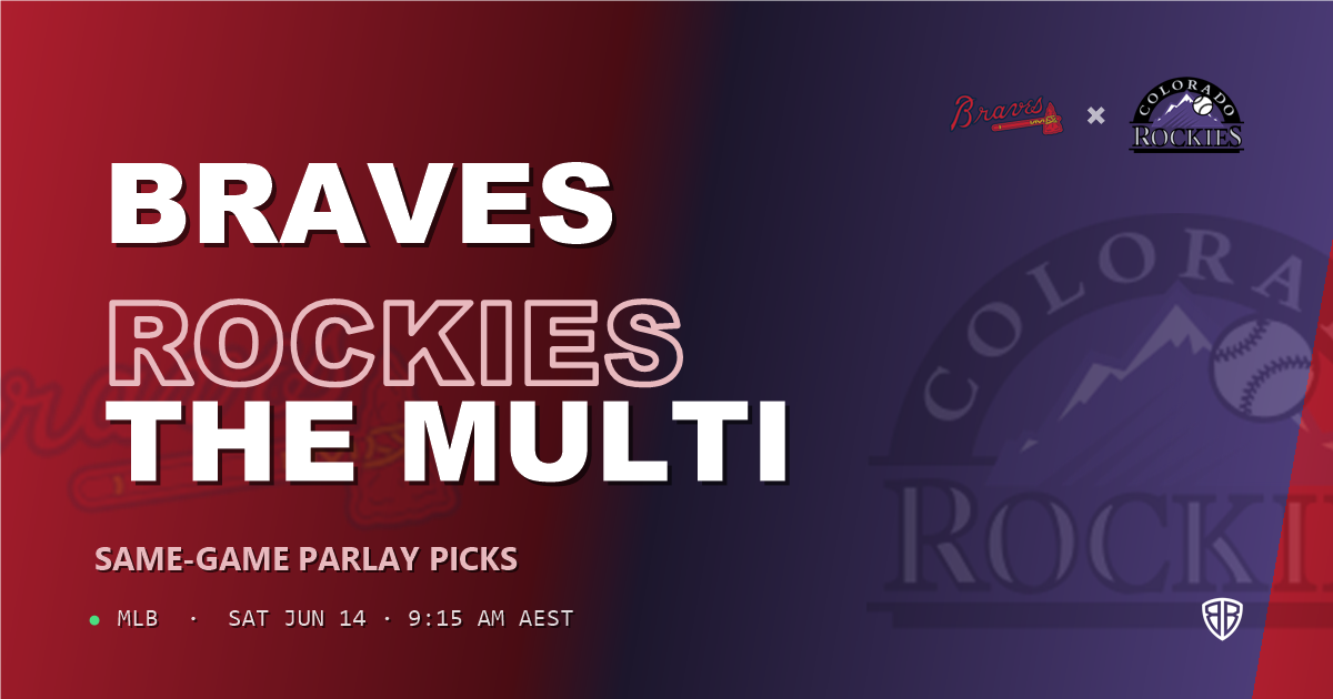 Atlanta Braves vs Colorado Rockies Prediction & Same Game Parlay picks Value Parlay: High-Value Baseball Opportunity