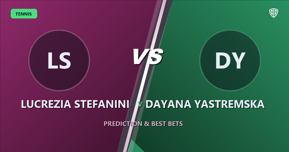 Lucrezia Stefanini vs Dayana Yastremska Prediction & Picks: Smart Betting Angles