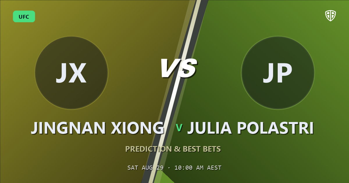Jingnan Xiong vs Julia Polastri Prediction & Picks: Odds Analysis & Top Props