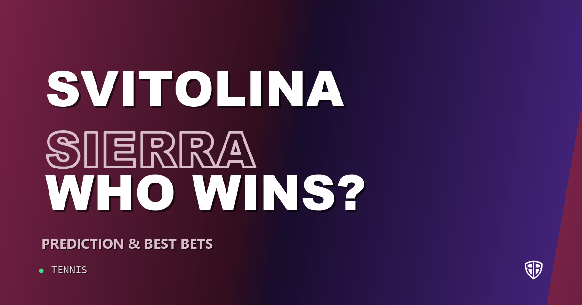 Elina Svitolina vs Solana Sierra Prediction & Picks: Don't Miss These Odds