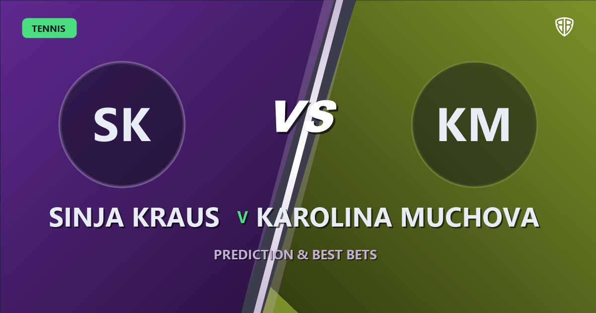 Sinja Kraus vs Karolina Muchova Prediction & Picks: High-Value Opportunity