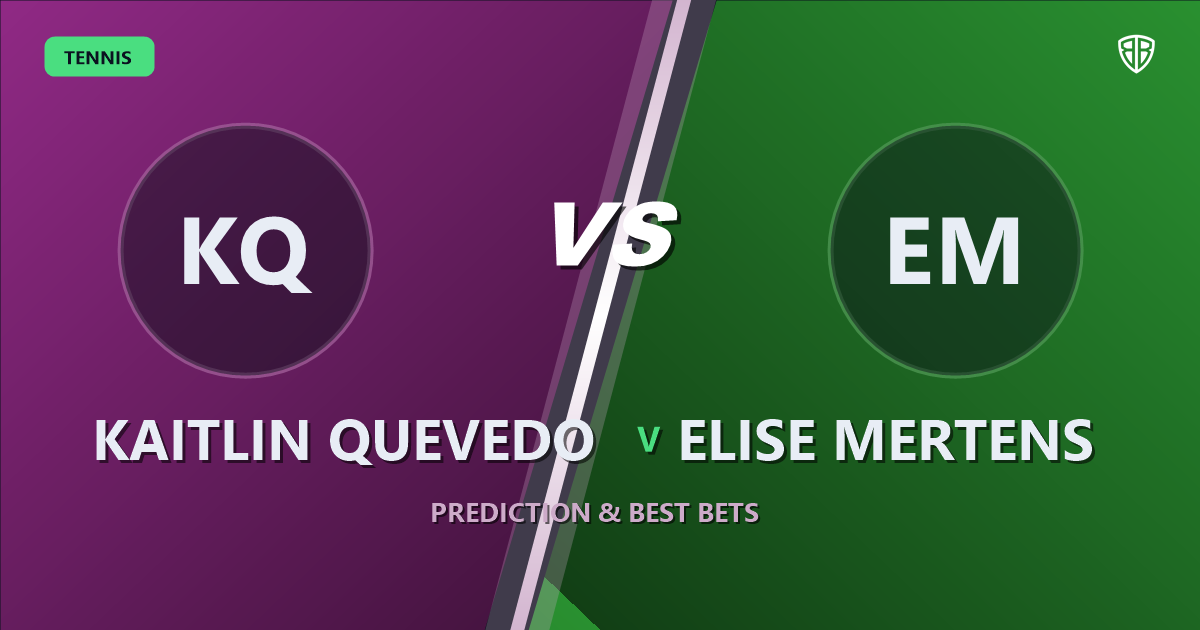 Kaitlin Quevedo vs Elise Mertens Prediction & Picks: Analytics Breakdown