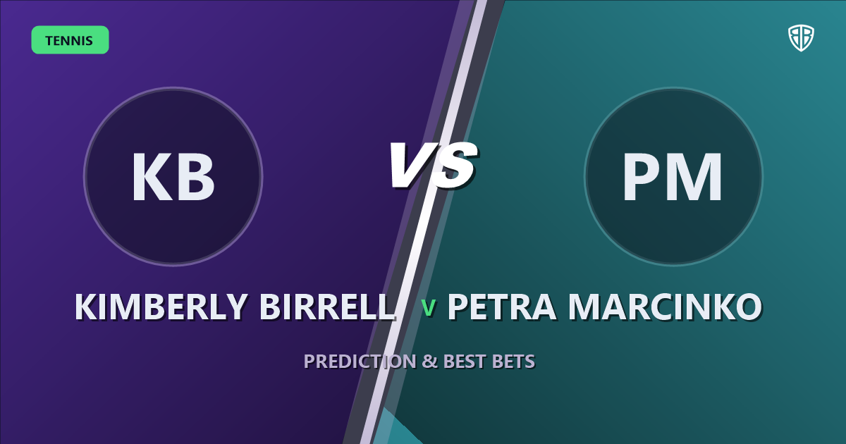 Kimberly Birrell vs Petra Marcinko Prediction & Picks: Analytics Breakdown