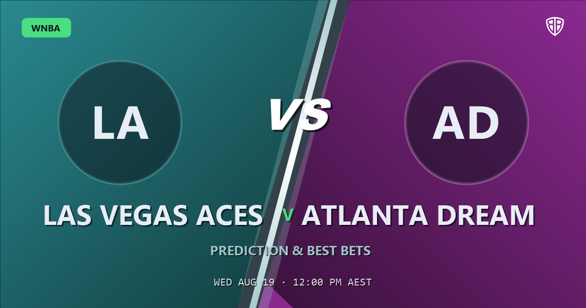 Las Vegas Aces vs Atlanta Dream Prediction & Picks (A'ja Wilson Key Factor): Our Expert Analysis