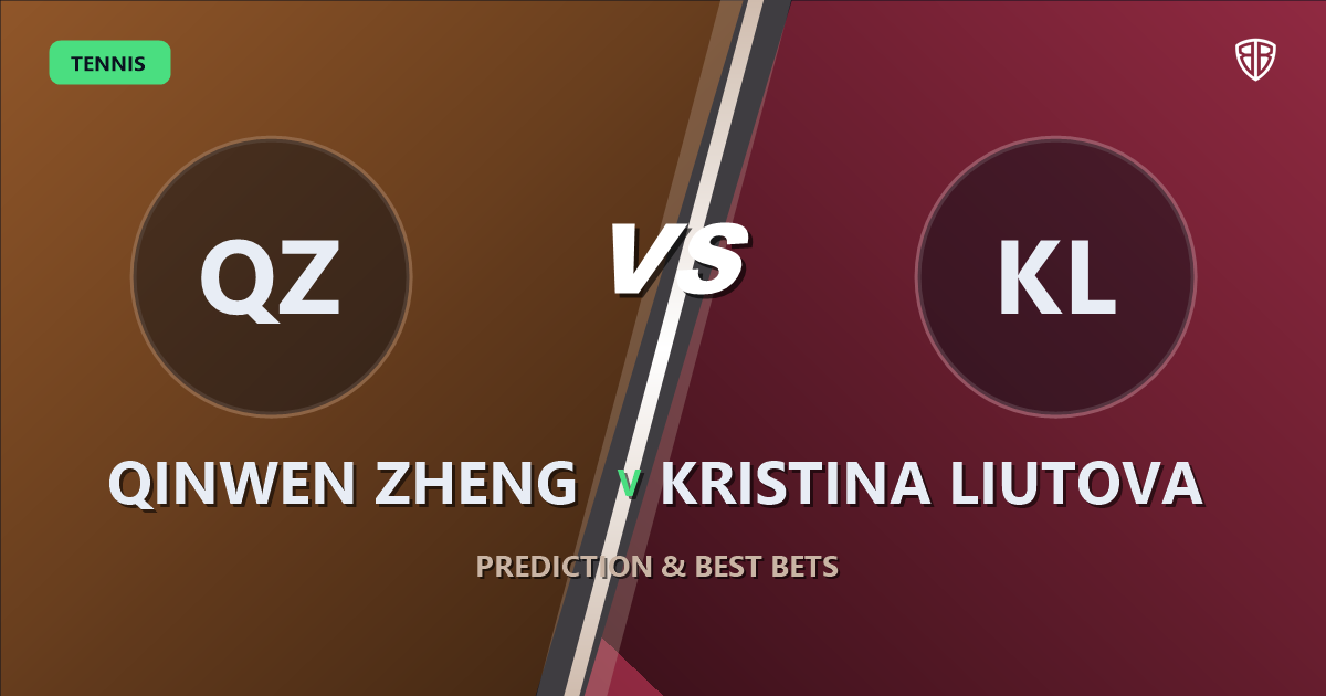 Qinwen Zheng vs Kristina Liutova Prediction & Picks: Odds Analysis & Top Props