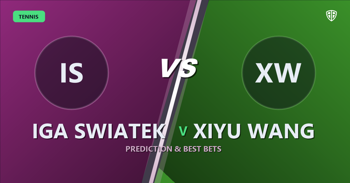 Iga Swiatek vs Xiyu Wang Prediction & Picks: Odds Analysis & Top Props