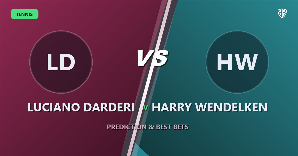 Luciano Darderi vs Harry Wendelken Prediction & Picks: Analytics Breakdown