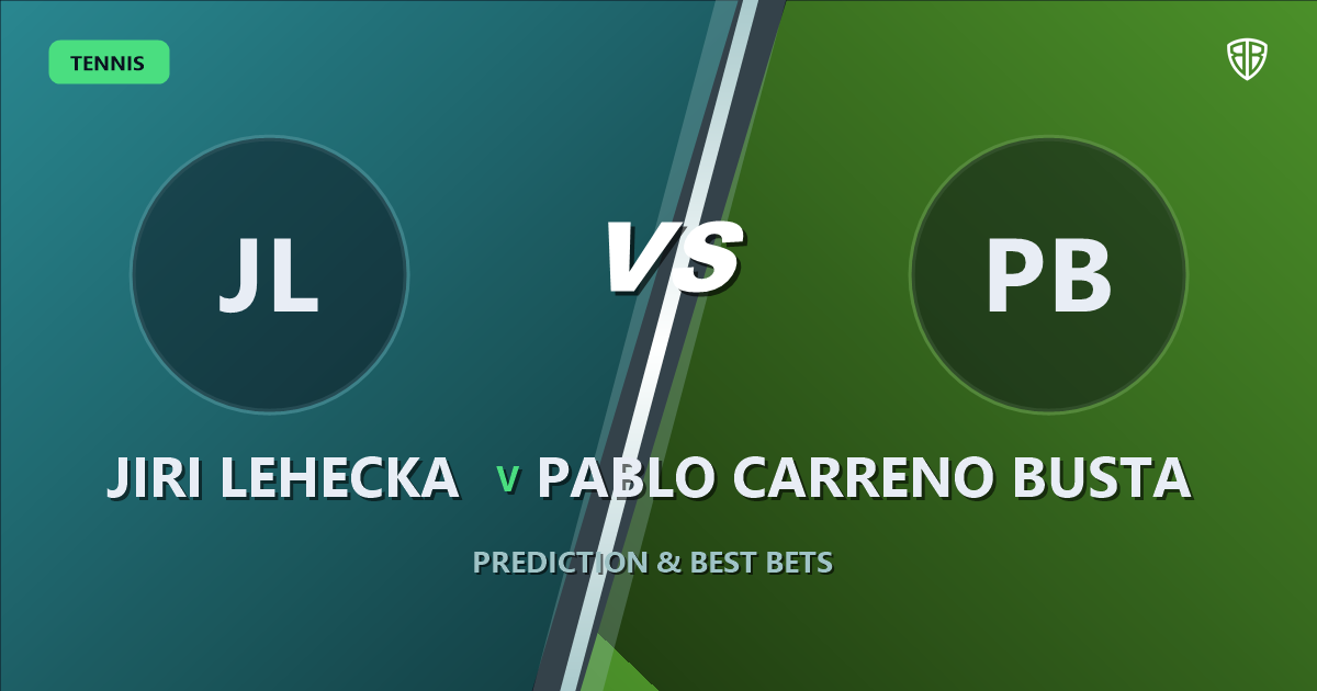 Jiri Lehecka vs Pablo Carreno Busta Prediction & Picks: Smart Betting Angles