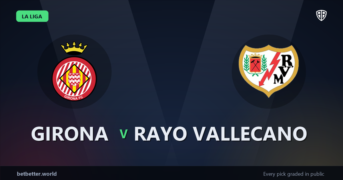 Girona vs Rayo Vallecano Prediction & Same Game Parlay picks Value Parlay: Analytics Breakdown