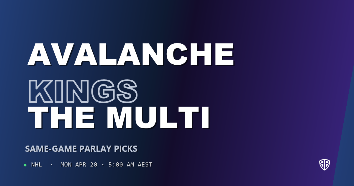Colorado Avalanche vs Los Angeles Kings Prediction & Same Game Parlay picks (Key Insights): Our Expert Analysis